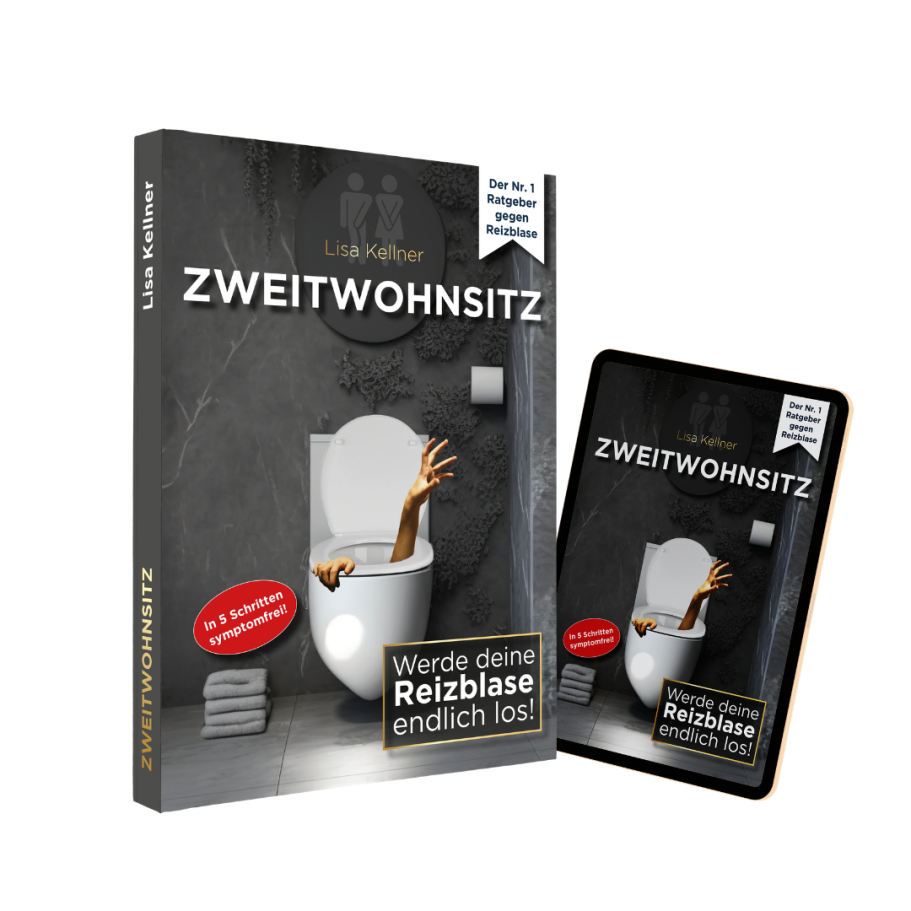 Werde deine Reizblase endlich los mit dem Buch Zweitwohnsitz von Lisa Kellner. Buch Reizblase heilen